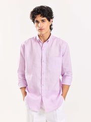 Lavender Irish Linen Shirt